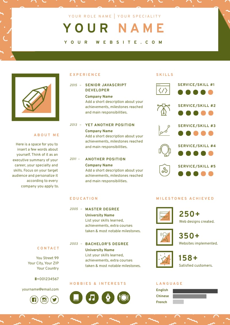 creative resume