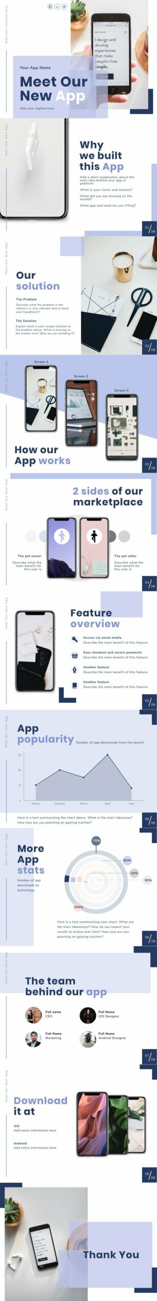 App Product Presentation Template