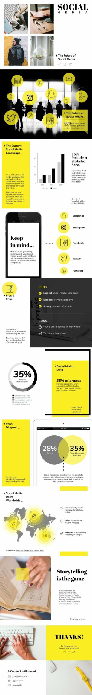 Social Media Keynote Presentation Template