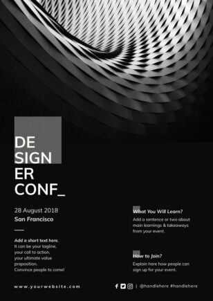 Designer Conference POsters Template