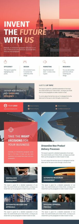 Sales Sheet Flyer Template