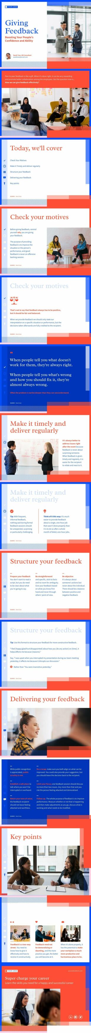 Giving Feedback Presentations Template