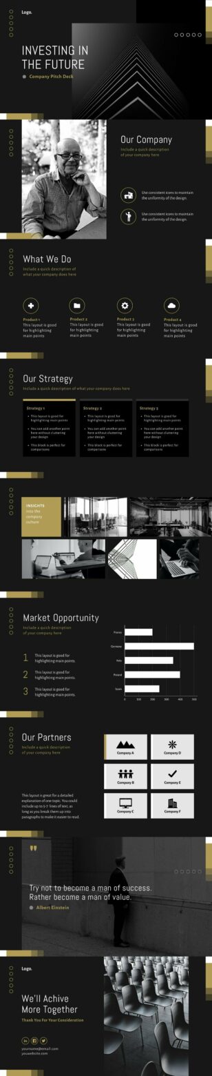 Company Pitch Deck Presentation Template