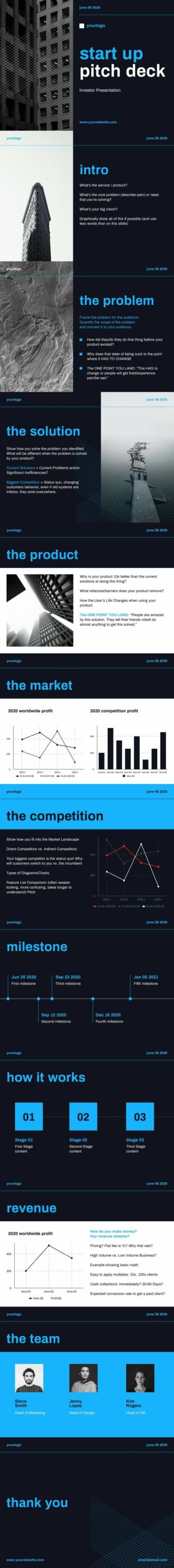 Startup Pitch Deck Presentation Template