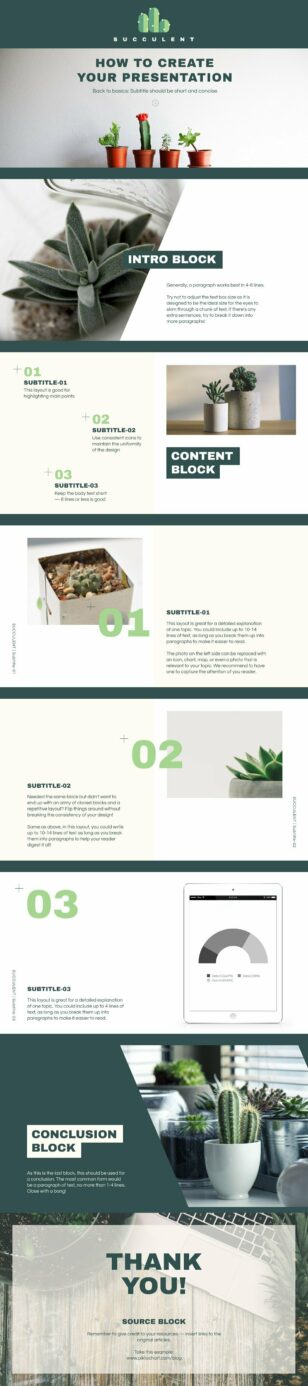 Succulent Widescreen Presentation Template