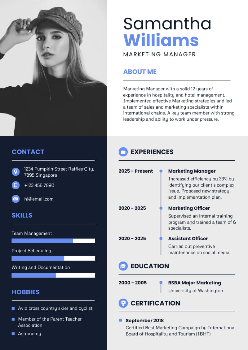 simple resume template