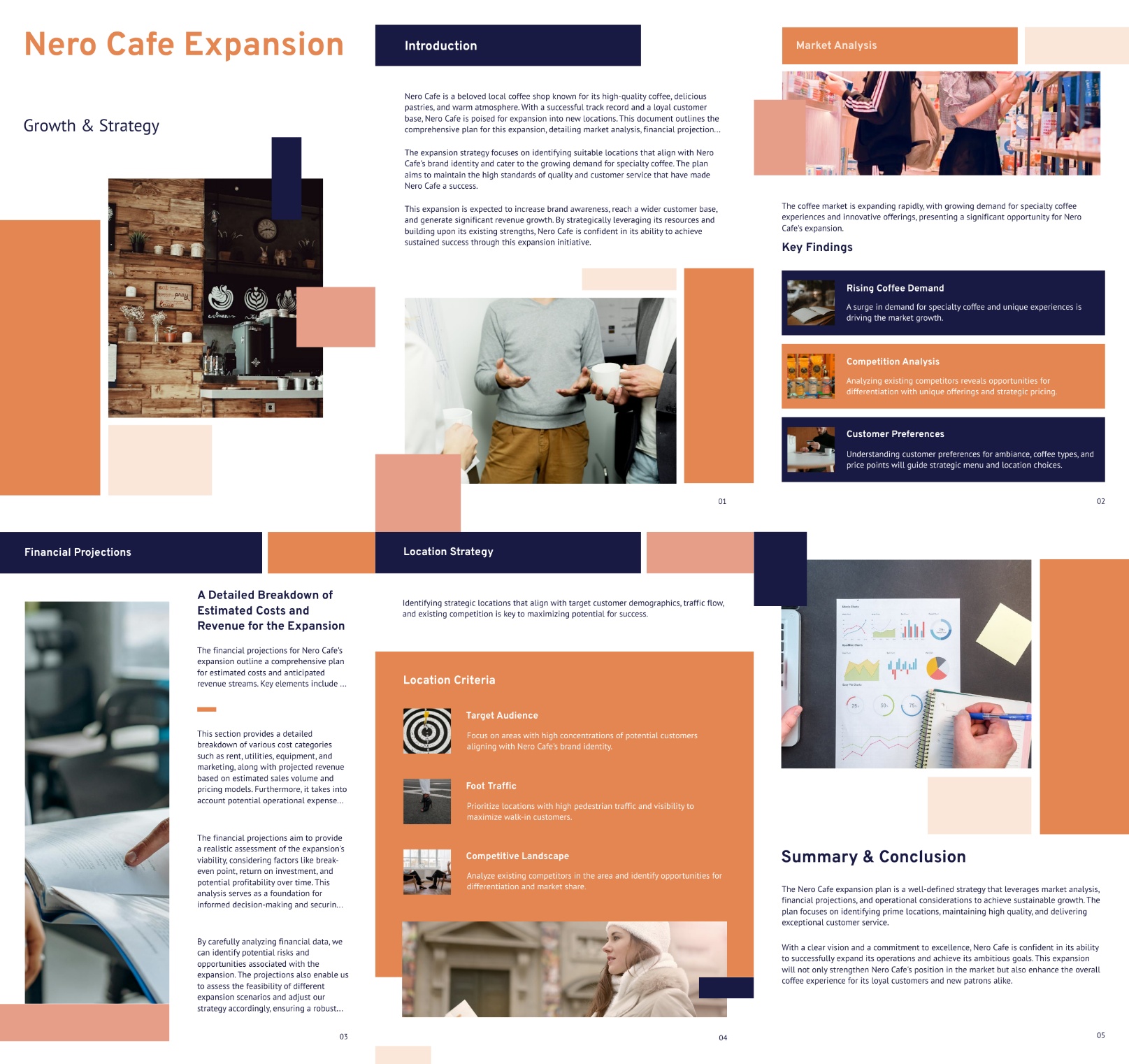 create a cafe business expansion plan with piktochart ai document generator