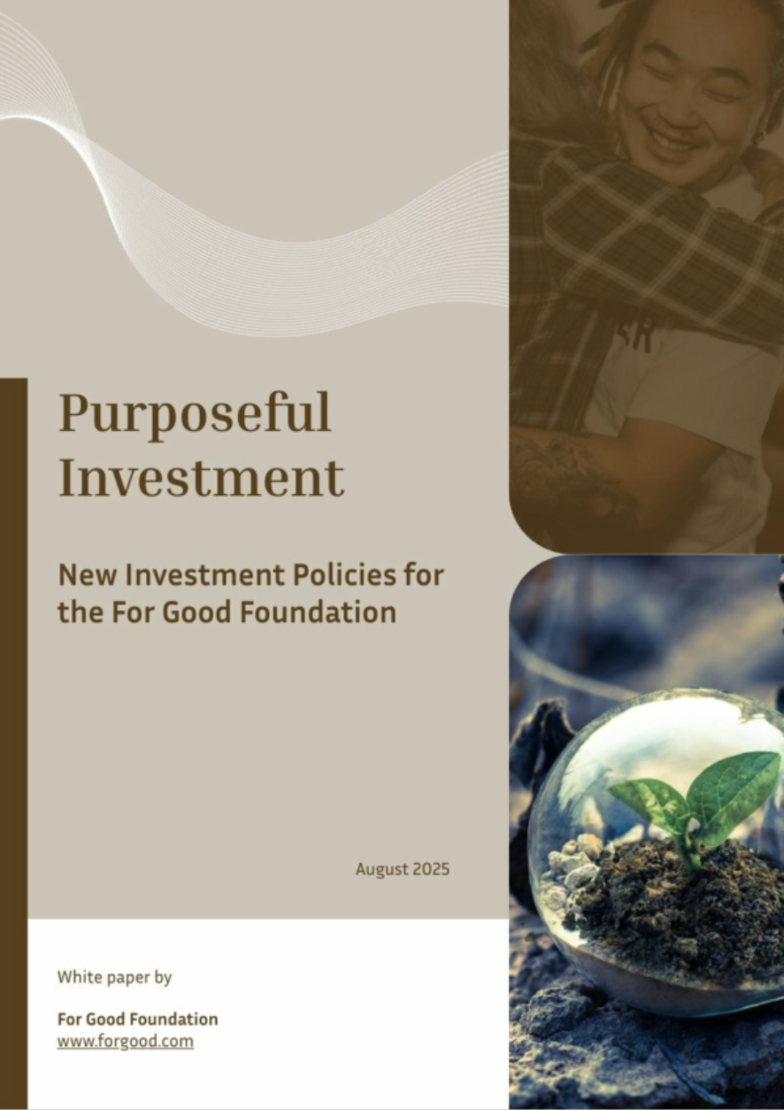 non profit investment white paper template