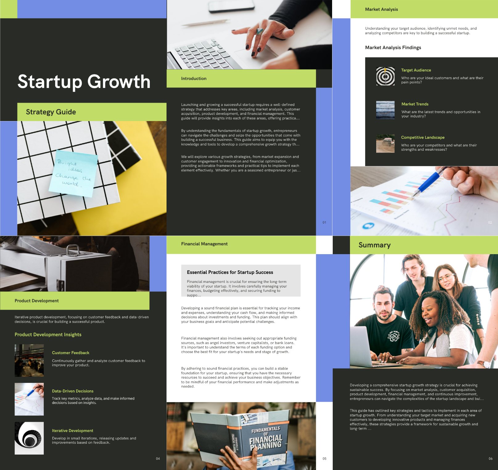 create a startup growth strategy with piktochart ai document generator